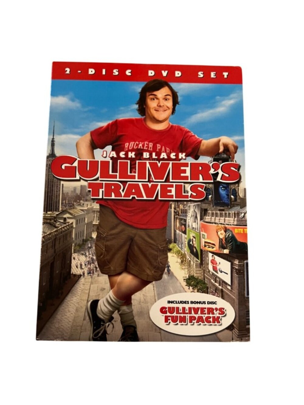 Gullivers Travels 2010 Movie DVD 2-Disc Set Jack Black Comedy Family Fun Pack